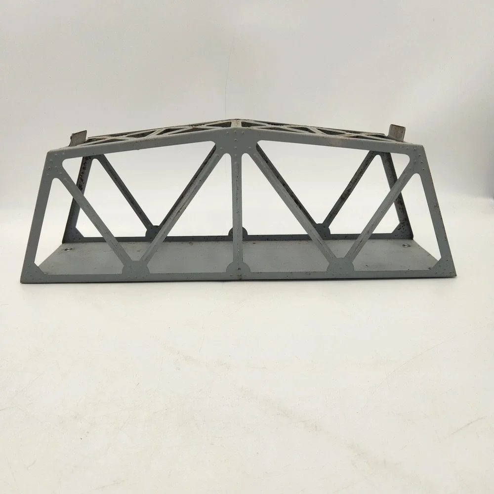 Vintage Wabash Metal Truss Bridge Grey O S Gauge Model Train Layout 18 Inch